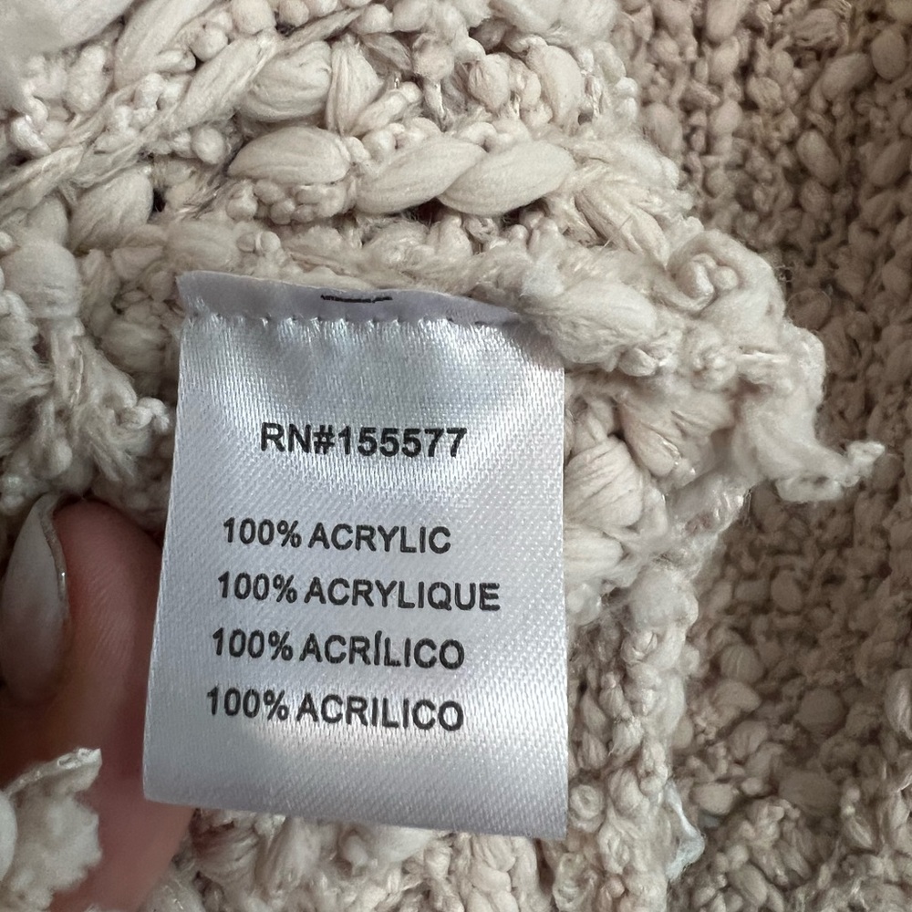 Distressed Beige Sweater! - Picture 8 of 8